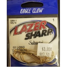 Eagle Claw Lazer Sharp 1x Long Hooks
