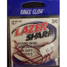 Eagle Claw Lazer Sharp Round Bend Hooks