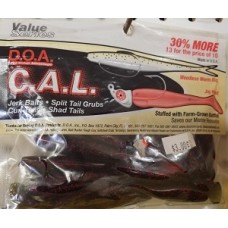 D.O.A.  C.A.L. Weedless Worm Rig Stuffed with Farm-Grown Baitfish